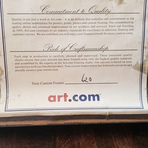 Beach theme picture with frame